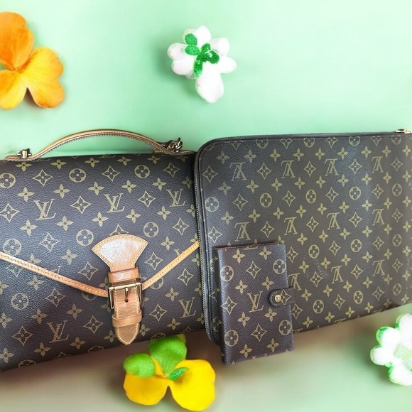 💥OFFICE BUNDLE SET💥Louis Vuitton Monogram Handbag and Wallet Set - Picture 1 of 1